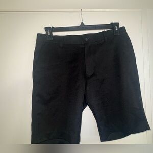 Chaps Golf Men's Black Flat Front Shorts 32 New